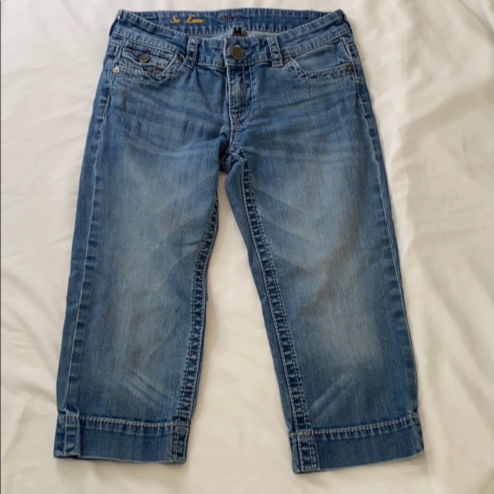 Kut from the Kloth Kate Low Cut Cropped Jeans